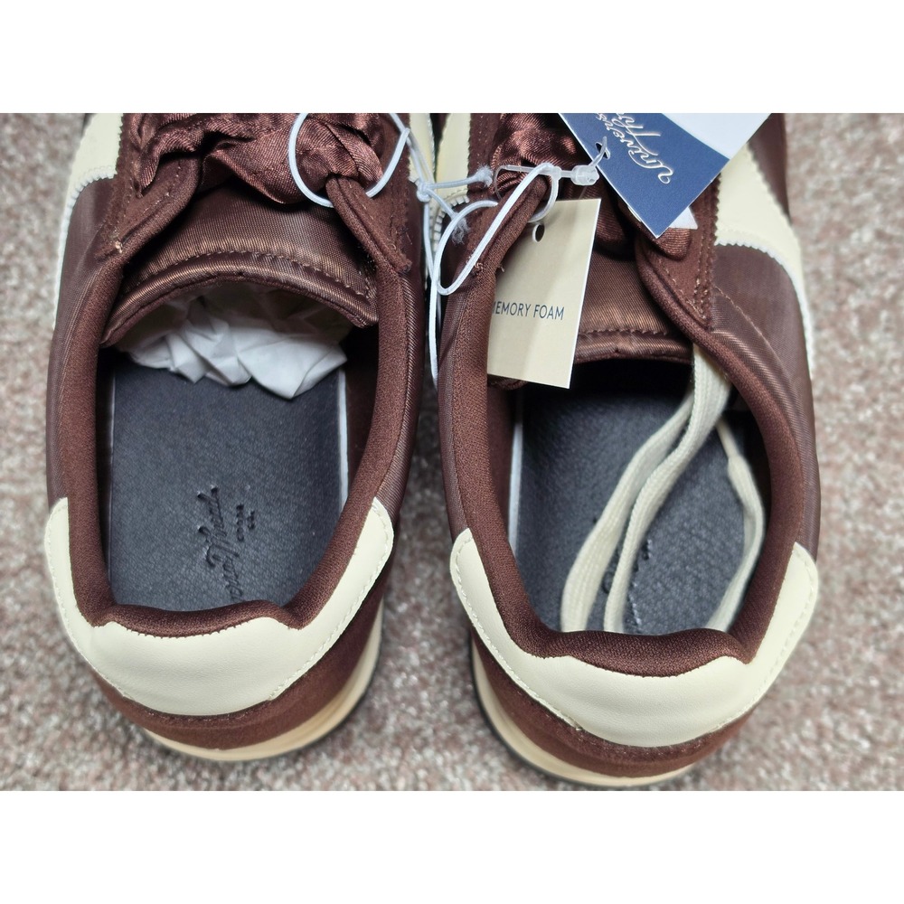 Universal Thread Skyler Brown Satin Jogger Sneakers Memory Foam Womens 8 - Picture 5 of 6